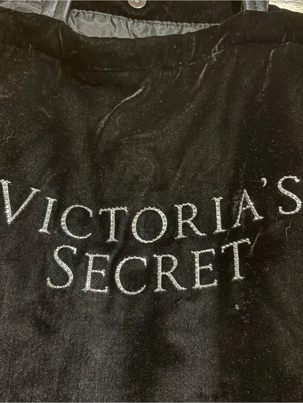Victoria’s Secret Rhinestone Velour Tote Bag / Purse